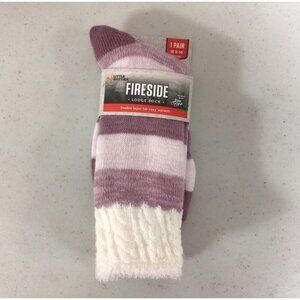 Fireside Little Hotties Cozy Lodge Socks Fleece Lined Womens 5-10 New
